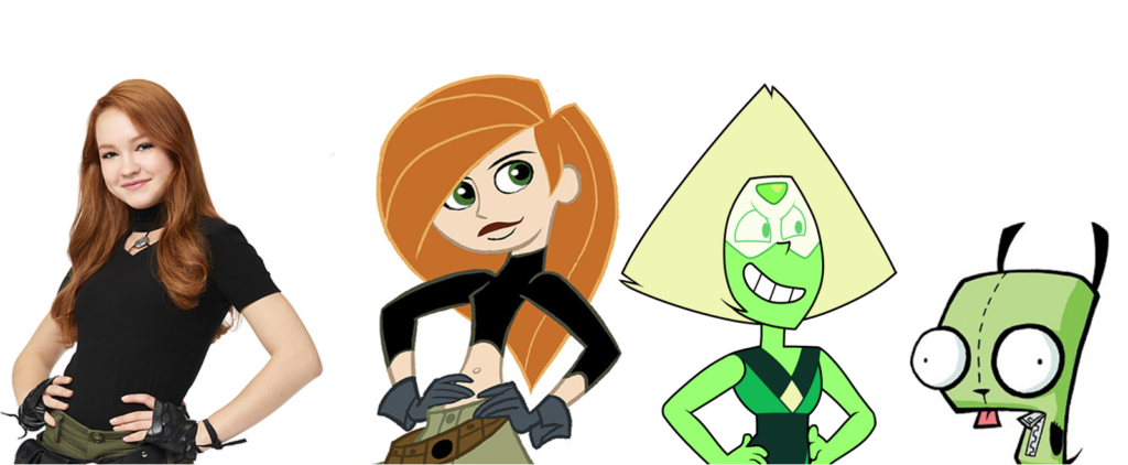 New Material for Upcoming Kim Possible, Steven Universe and Invader Zim Movies Have Been Revealed 1 kim zim steven