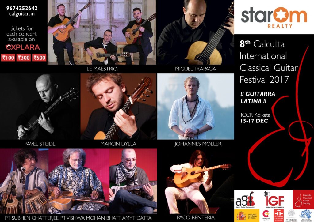 9th Calcutta International Classical Guitar Festival 2018 1 guitarfest allartiste preview 2