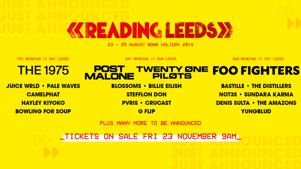 Reading & Leeds Festival Headliners 2019 ANNOUNCED 1 image 4
