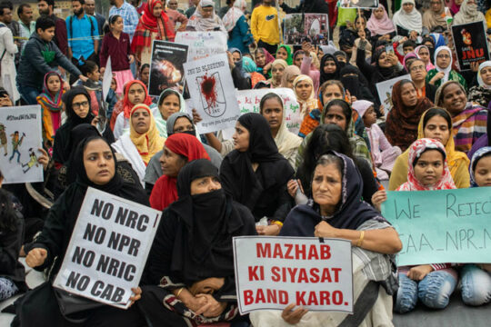 Indian Citizenship Protest Lead by Women