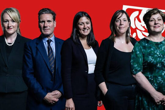 Among Five Candidates in Labour Leadership Contest Four are Women