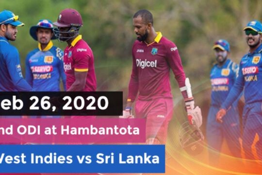 Sri Lanka VS West indies