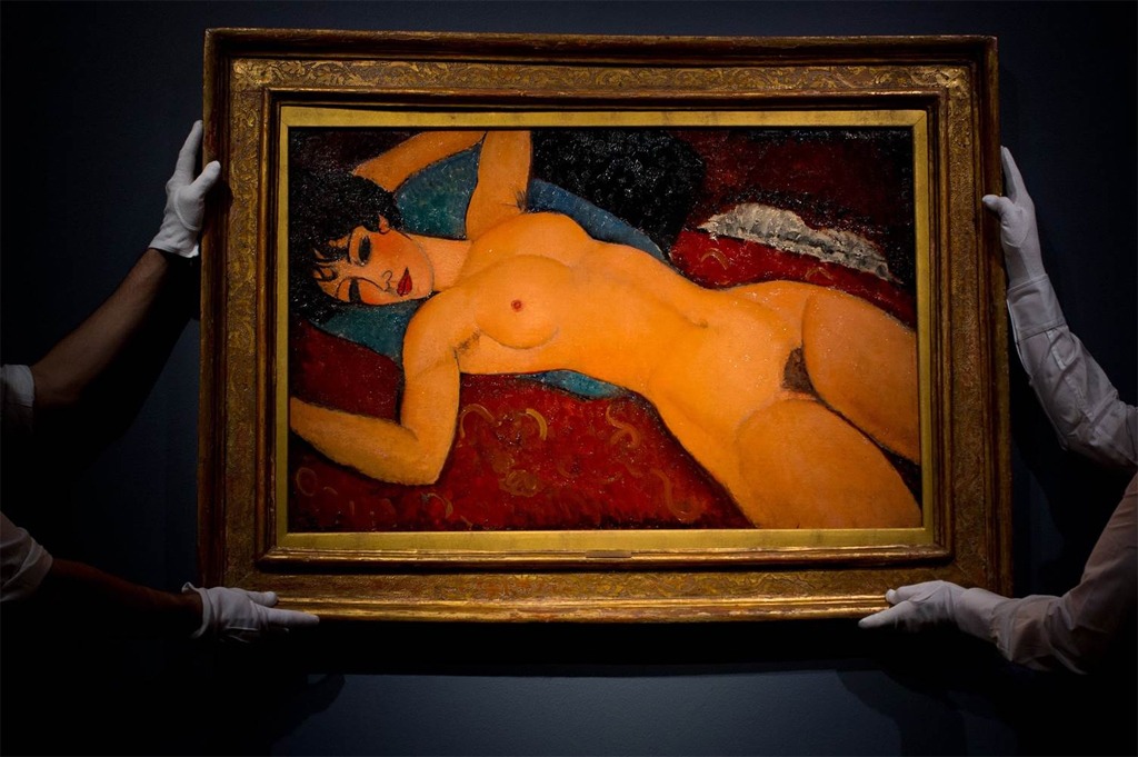 5 Most Expensive Paintings In The World 5 nu couche amedeo 1