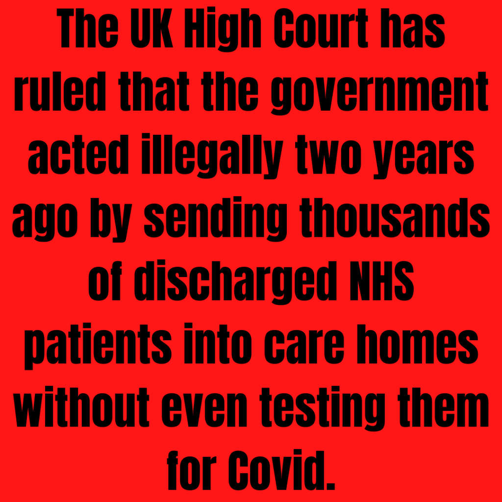 UK Government’s Illegal Activity During the Pandemic 1 1 1 2
