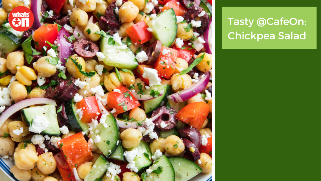 Tasty @CafeOn Chickpea Salad