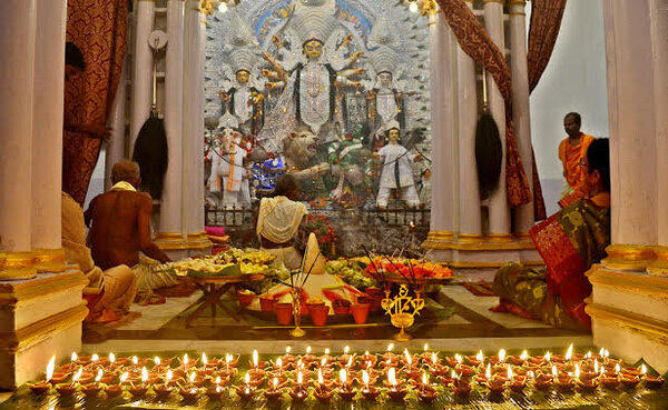 The Sandhi puja