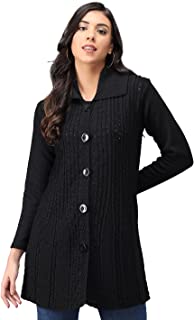 Black Woolen Cardigan