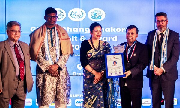 “Change Maker for Modernity”- Sam Alim, Awarded from Bangladesh