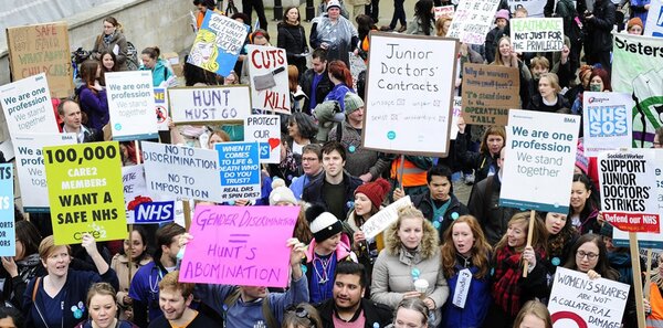 Countless younger docs opt to go on protest