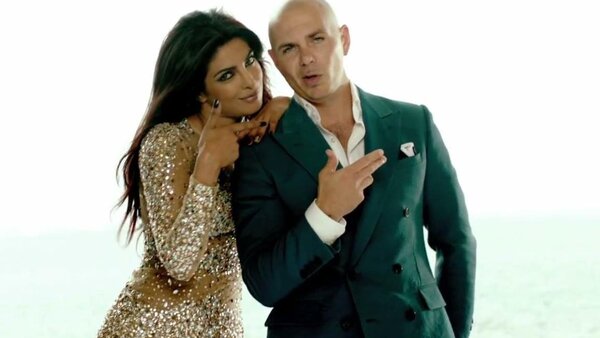 Priyanka Chopra with Pitbull