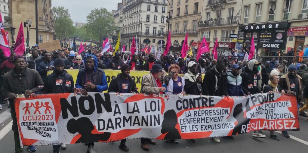 French citizens protest immigration changes