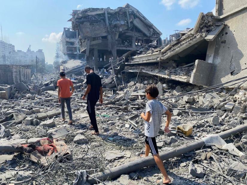 Damage in Gaza Strip during the October 2023 26