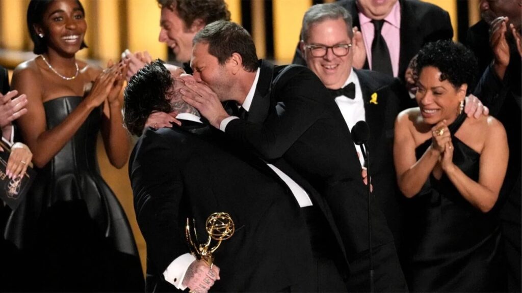 A Night to Remember at the 2024 Emmy Awards 5 The Bear Star Kiss Matty Matheson At Emmy