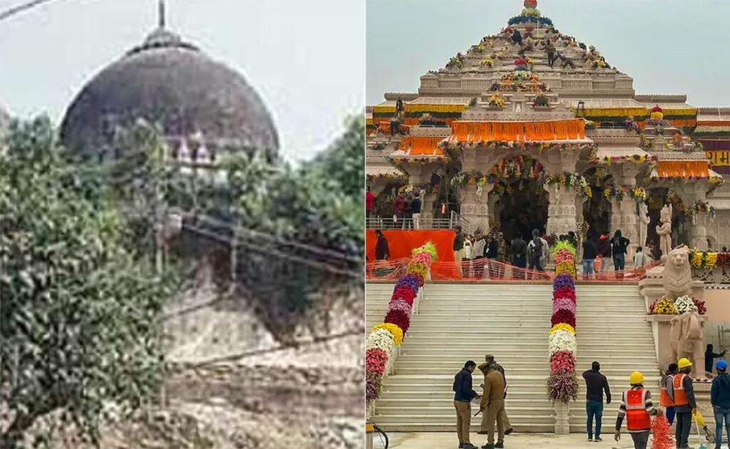Modi's Inauguration of Ram Mandir is Not Religious! 3 dlj49g4 babri masjid ram temple split 625x300 22 January 24