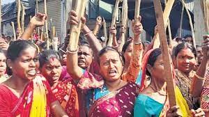 sandeshkhali womens protest 1