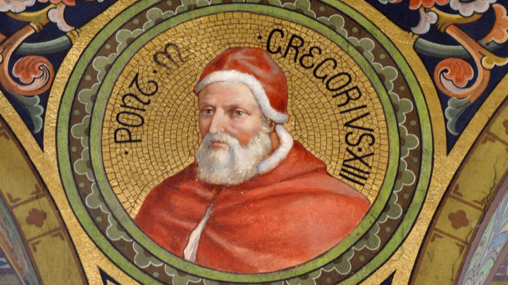Mehrerau Collegiumskapelle Papst 03 Gregor XIII a