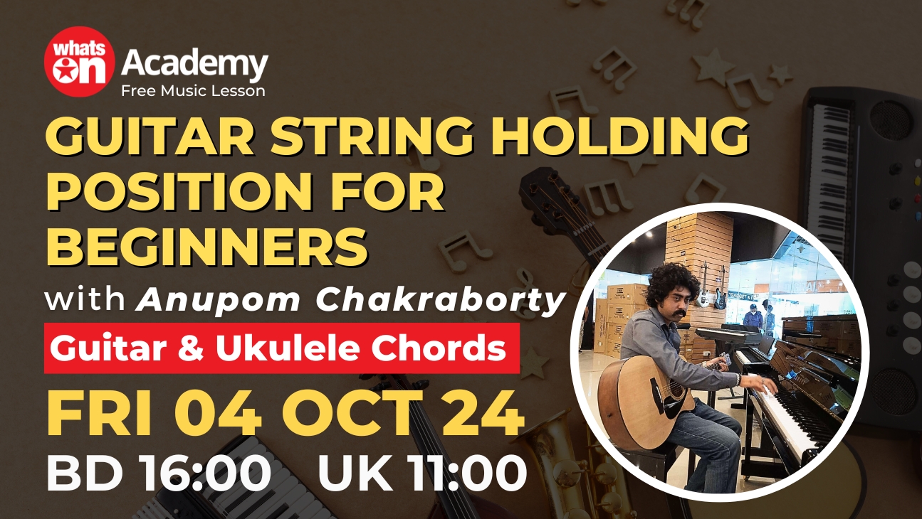 Guitar String Holding Position for Beginners Music Academy