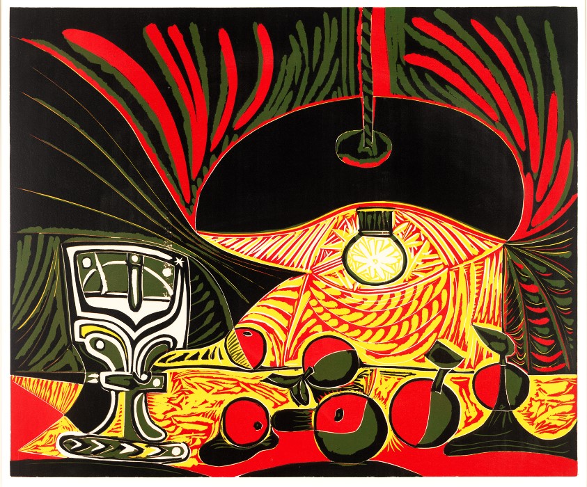 Picasso still life lamp 1