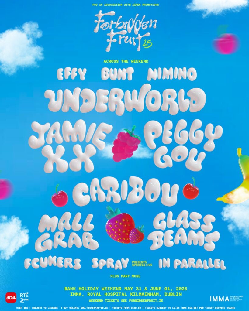 Forbidden Fruit 2025 Music Festival Poster 1
