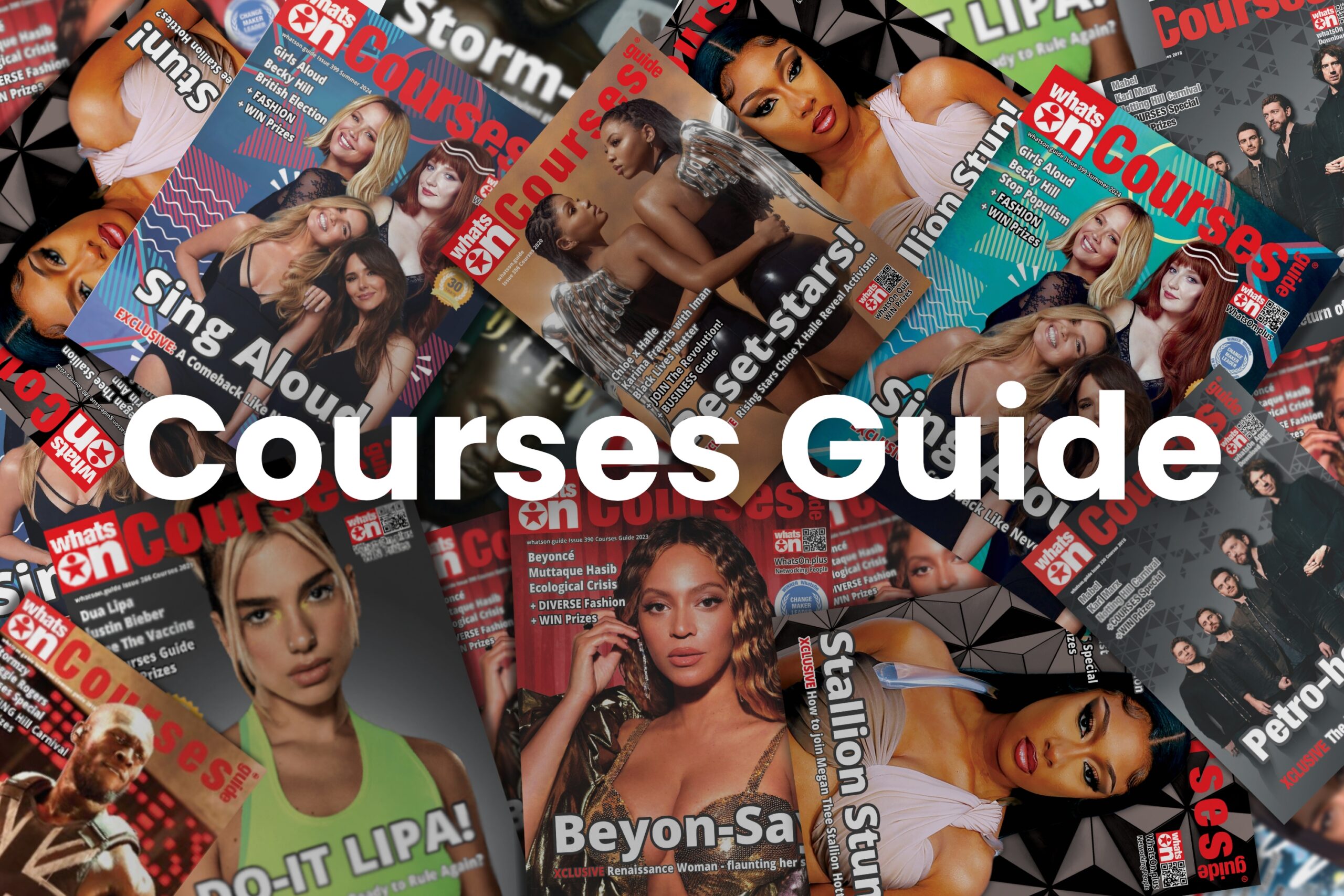 WhatsOn Courses Guid 1 courses guide for course apge cover