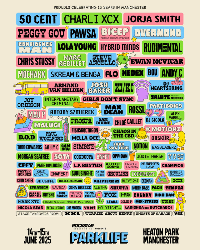 parklife festival 2025 lineup music festival