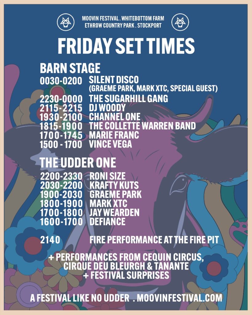 Moovin Festival 2025: Full Lineup and Set Times for This Weekend 4 Friday Set Times