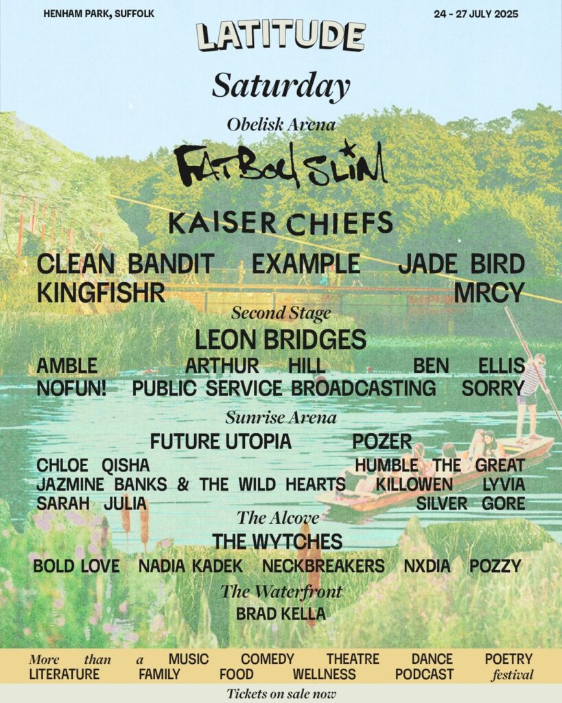 Latitude Festival UK Lineup poster