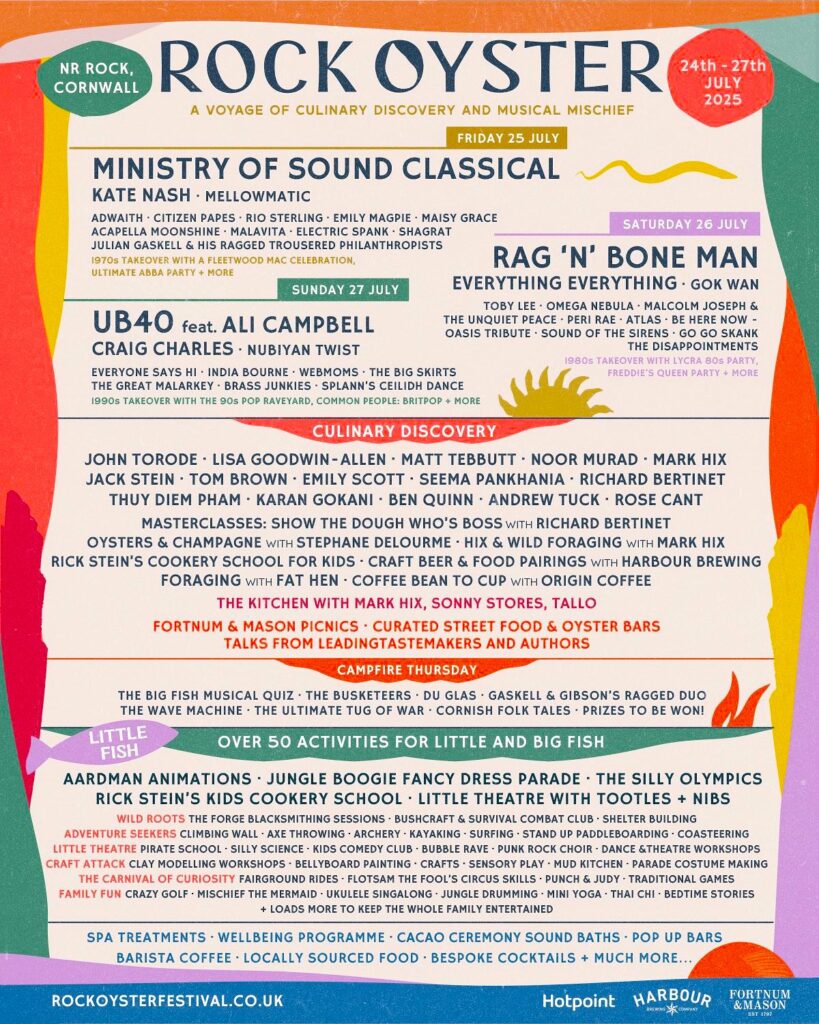 Unmissable UK Music Festivals in July 2025 for Every Music Lover 1 Rock Oyster Festival UK 2025 Line Up