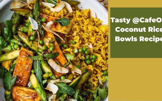 Tasty @CafeOn Coconut Rice Bowls Recipe!